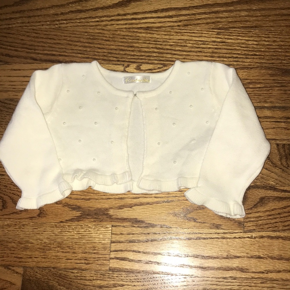 Pearl cardigan baby girl 18 months